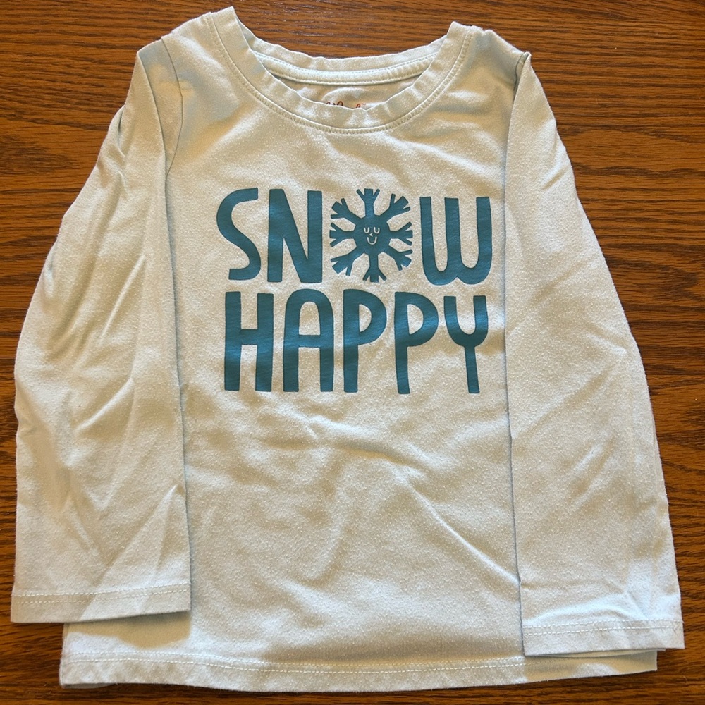Snow Happy Kids Long Sleeve Shirt